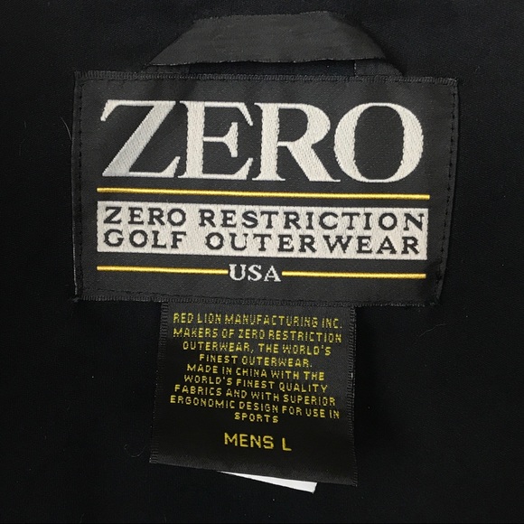 Zero Restriction Men's Blue Golf Jacket Size Large - Picture 3 of 4